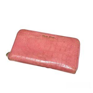 Miu Miu zip around wallet